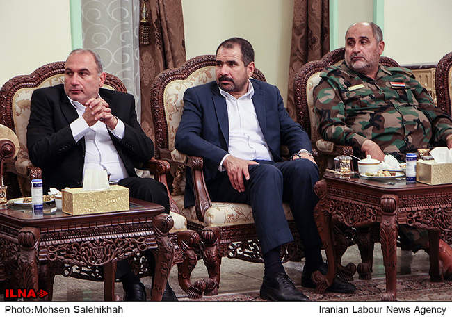 دیدار رئیس مجلس اعلای اسلامی عراق با سفیر ایران در بغداد