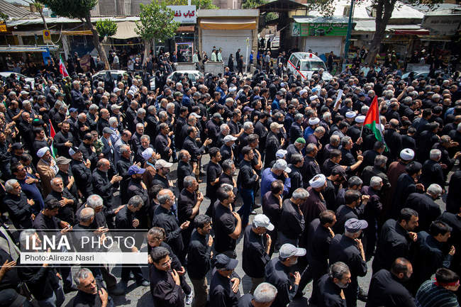 آیین تاسوعای حسینی در قزوین به روایت تصویر