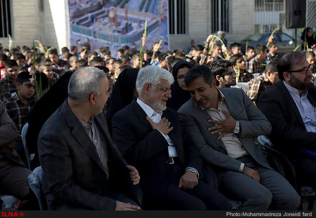 مراسم بازگشایی مدارس با حضور عارف