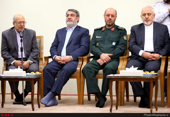 دیدار ‫رئیس جمهور و اعضای هیأت دولت با رهبر انقلاب
