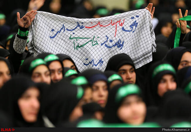 دیدار اعضای انجمن‌های اسلامی دانش‌آموزان با رهبر انقلاب 