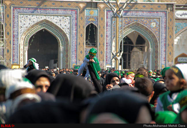  مراسم شیرخوارگان حسینی (حرم مطهر رضوی)