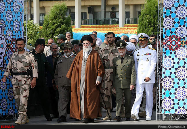مراسم دانش آموختگی دانشجویان دانشگاههای افسری ارتش-نوشهر 