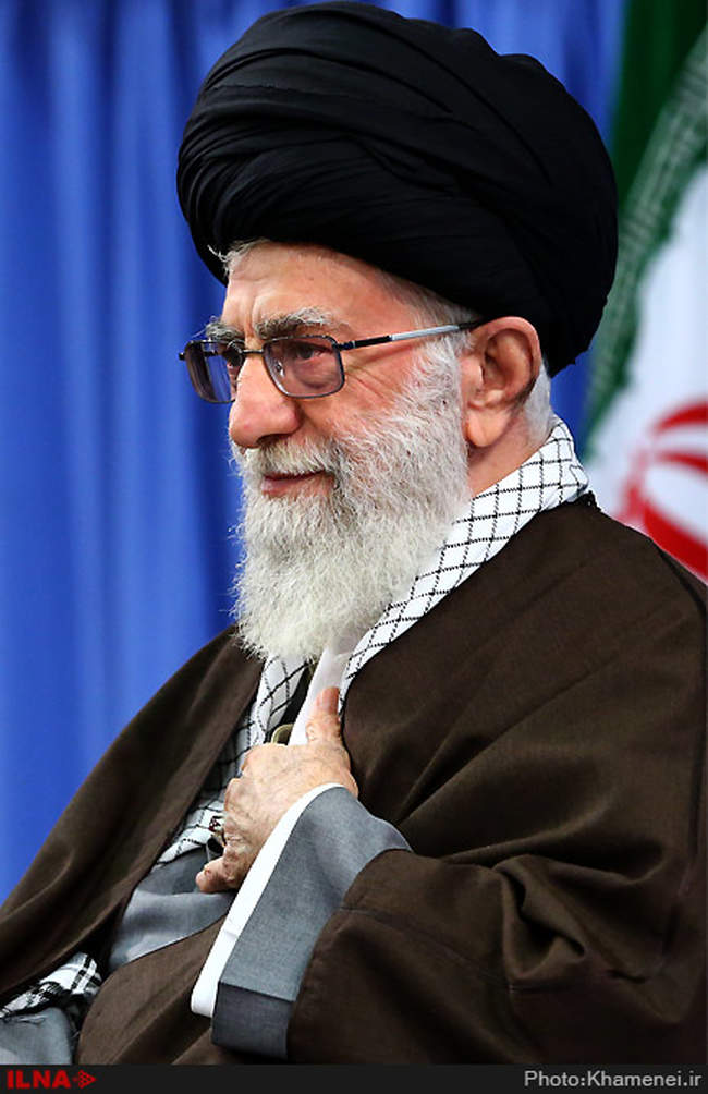 دیدار مداحان اهل‌بیت علیهم‌السلام با حضرت آیت‌الله خامنه‌ای رهبر 