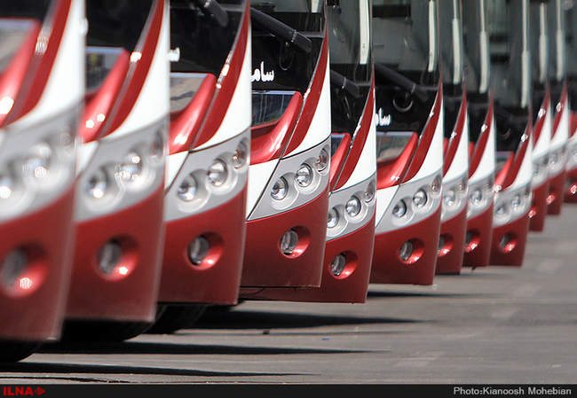 ورود اتوبوس های جدید به ناوگان حمل و نقل عمومی