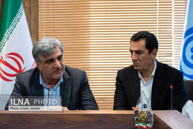 مراسم تقدیر از وزیر تعاون، کار و رفاه اجتماعی و مدیر عامل سازمان تامی