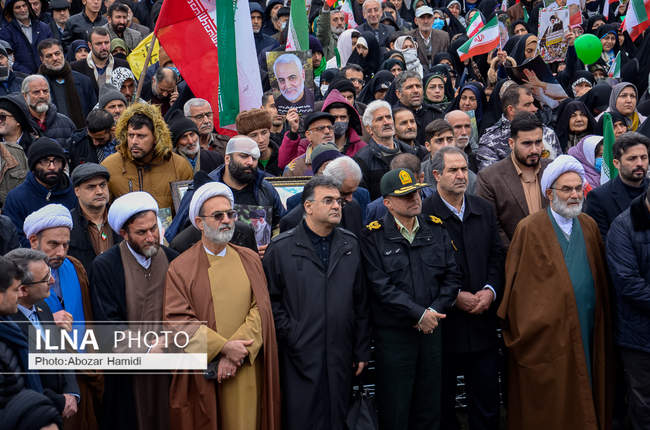 راهپیمایی 22 بهمن در استان گیلان ( رشت )