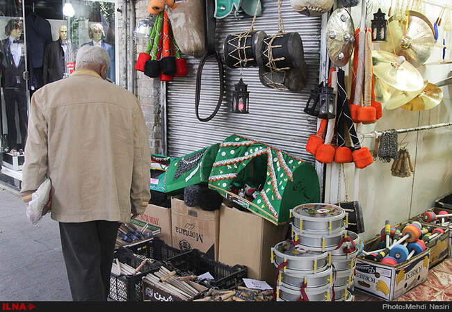 بازار تهران در ایام محرم
