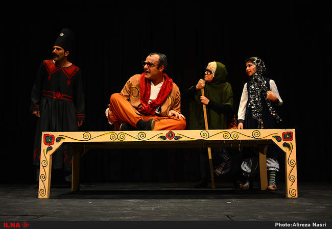 نمایش شب بازی ملک دارا-قزوین