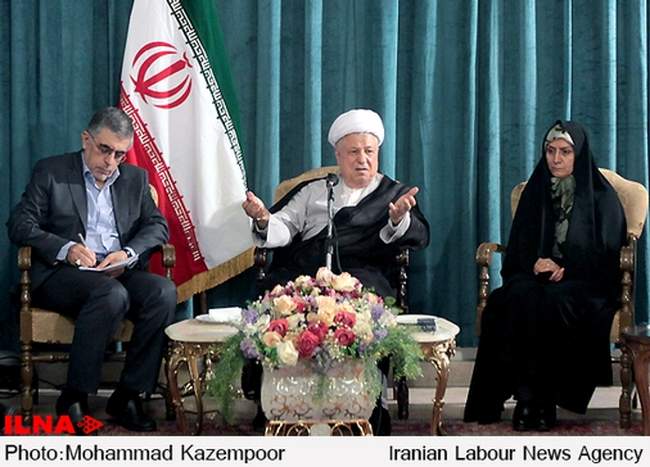 دیدار اعضای شورای مرکزی حزب کارگزاران سازندگی با آیت الله هاشمی رفسن