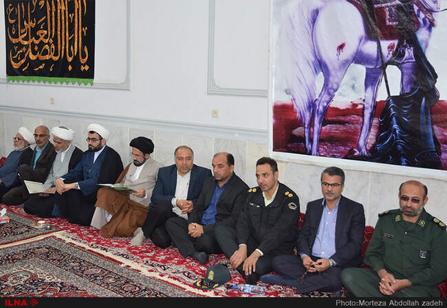 مراسم ترحیم خواهرزاده سید محمود علوی وزیر اطلاعات