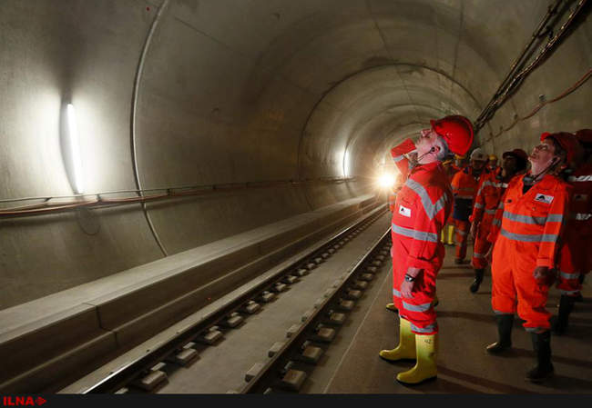 ساخت طولانی‌ترین تونل جهان در کوه‌های ٱلپ