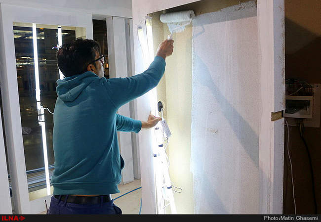 مصلی امام خمینی  برای بیست و یکمین نمایشگاه مطبوعات آماده می‌شود.