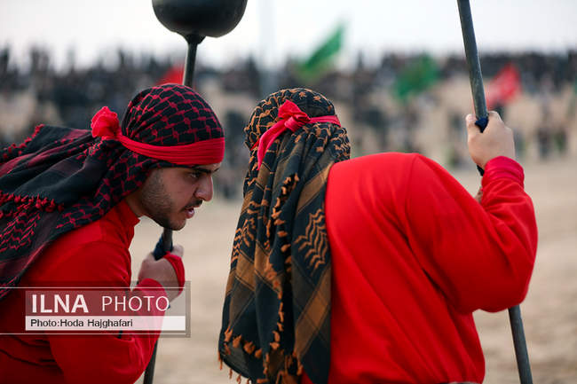 تعزیه روز یازدهم محرم در نوش آباد کاشان