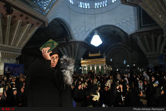 مراسم احیای شب بیست و یکم ماه مبارک رمضان در مرقد امام راحل