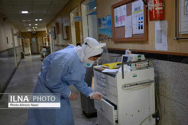 یک روز کرونایی با کادر درمان بیمارستان بوعلی قزوین