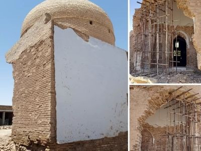 خاکبرداری منجر به ریزش دیوار امامزاده سلیمان(ع) شد/ جزئیات اجرای طرح برای میراث‌فرهنگی ارسال نشده است