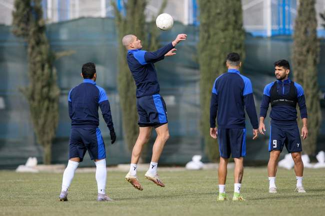 گزارش تصویری تمرین استقلال در روز برگزاری هیات مدیره 