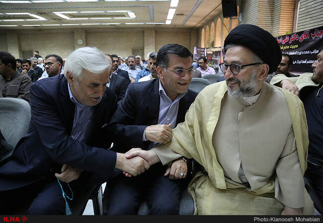 گزارش تصویری حضور شخصیت‌های سیاسی در مراسم ترحیم مادر حجت‌الاسلام محتشمی‌پور