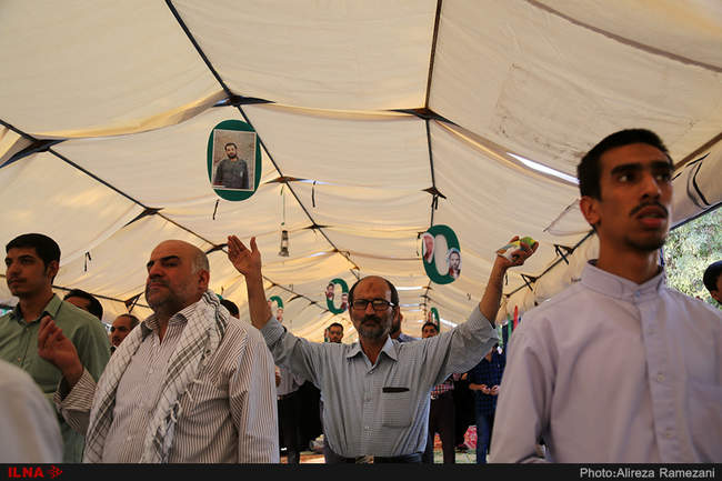 مراسم دعای عرفه در گلزار شهدای بهشت زهرا(س) 