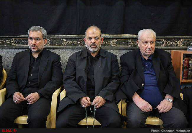 مراسم ترحیم برادر محمود احمدی نژاد
