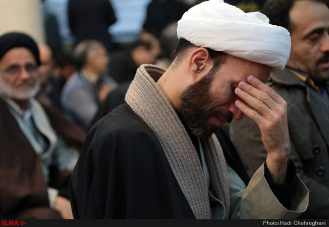 مراسم بزرگداشت مرحوم غضنفر رکن آبادی در مسجداعظم قم