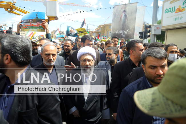 راهپیمایی روز قدس استان قم 