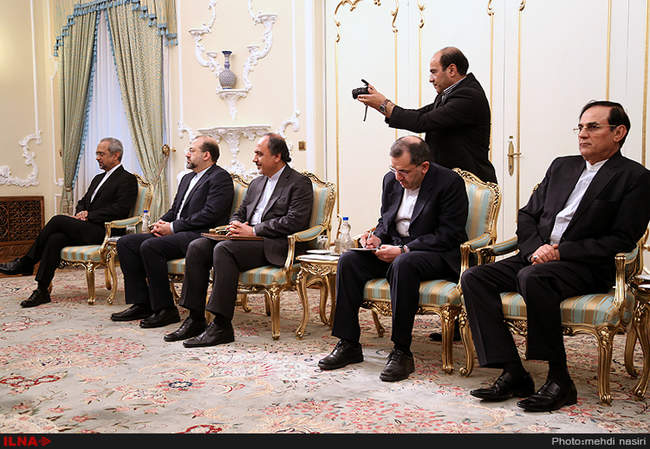 دیدار رئیس جمهور با کریستین دوفرین رئیس مجلس سنای بلژیک