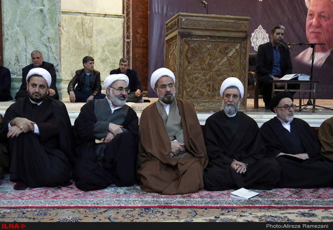 مراسم چهلمین روز درگذشت آیت‌الله اکبر هاشمی رفسنجانی