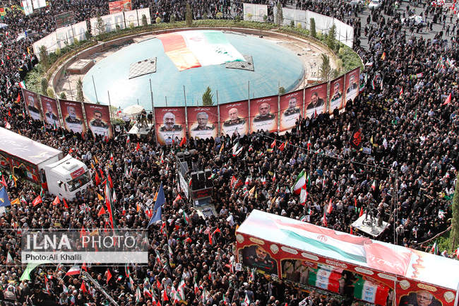 مراسم تشییع شهدای اقتدار - تهران / 1
