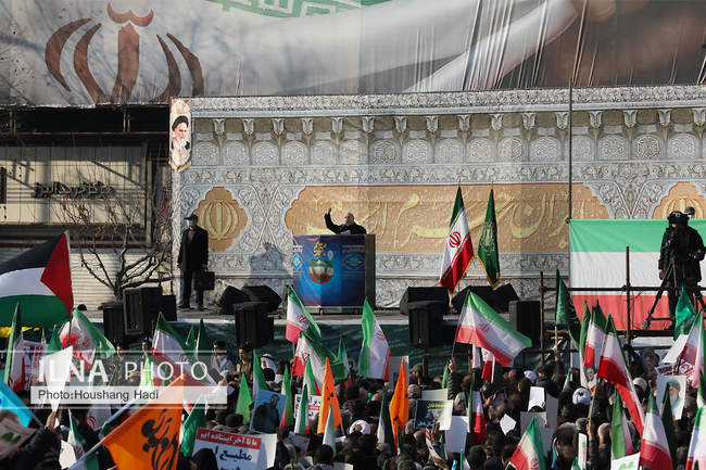 راهپیمایی محکومیت اقدامات تروریستی آمریکا و رژیم صهیونیستی علیه ملت