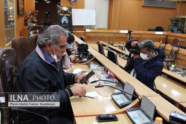 نشست خبری مسابقات جهانی ورزشهای زورخانه ای و کشتی پهلوانی در اصفهان 