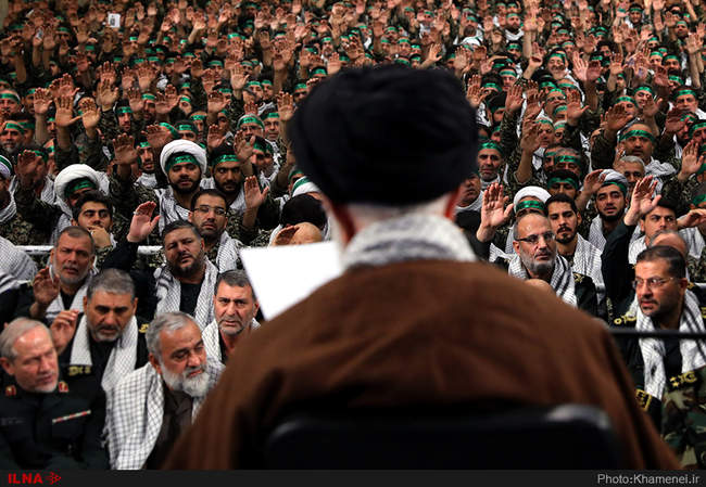 دیدار هزاران نفر از بسیجیان سراسر کشور با مقام معظم رهبری