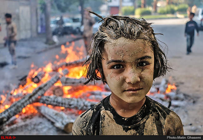 آیین گل مالی عاشورای حسینی در لرستان