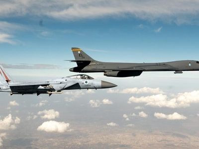 IDF fighter jets escort US bomber through Israeli airspace