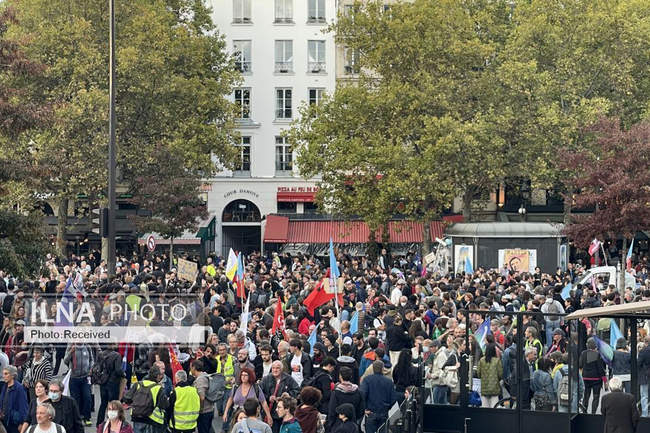 تظاهرات فرانسوی‌ها علیه افزایش هزینه‌های زندگی 