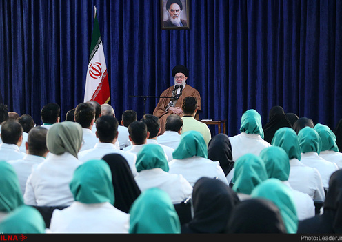 دیدار مدالآوران کاروان ورزشی ایران در بازیهای پاراآسیایی اندونزی با رهبر معظم انقلاب