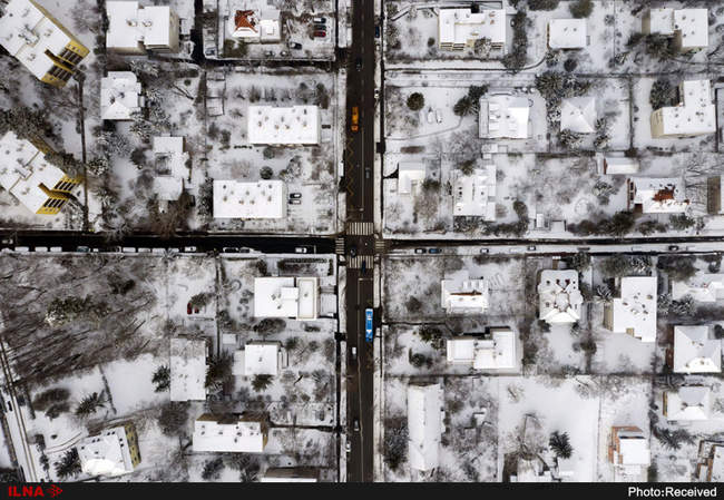 نقش و نگارهای یخی طبیعت