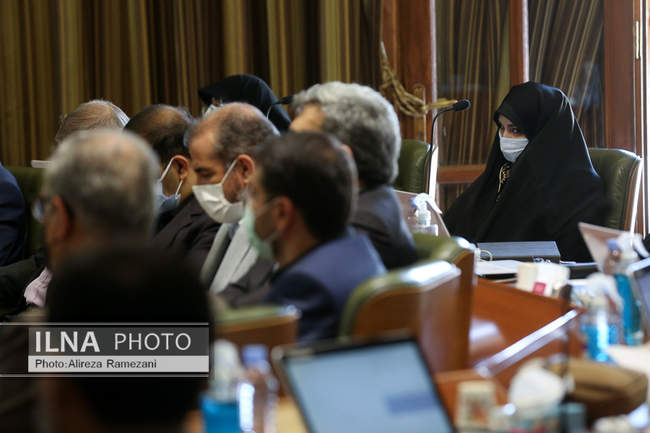 مراسم تودیع پیروز حناچی شهردار سابق تهران 