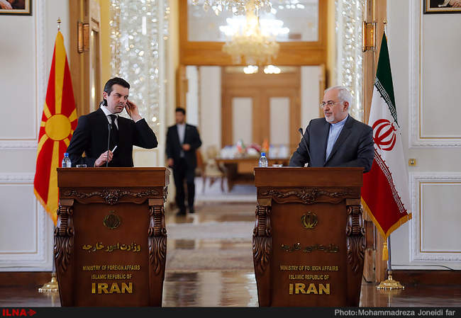 دیدار وزرای امور خارجه ایران ومقدونیه