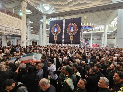 تشییع پیکر شهید غیب‌پرور در شیراز