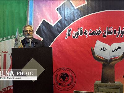 صحبت‌های حسن صادقی در چهاردهمین جشنواره «نشان خدمت به قانون کار»