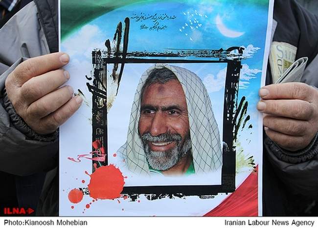 مراسم تشییع پیکر پاک شهید حمید تقوی