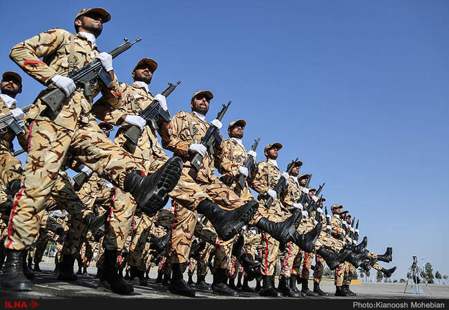 گزارش تصویری از مراسم تحلیف سربازان آموزشی پادگان 02 نیروی زمینی ارتش