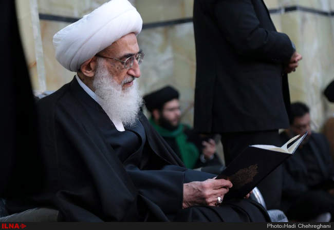 مراسم بزرگداشت مرحوم غضنفر رکن آبادی در مسجداعظم قم