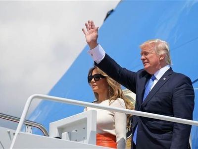 ترامپ عازم ریاض شد