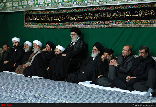 اولین شب عزاداری ایام محرم در حسینیه امام خمینی