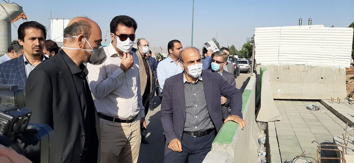 پیشرفت فیزیکی تقاطع غیرهمسطح شهید سلیمانی قابل قبول است