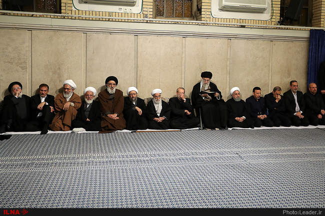 مراسم ترحیم و بزرگداشت آیت الله شاهرودی در حسینیه امام خمینی (ره)
