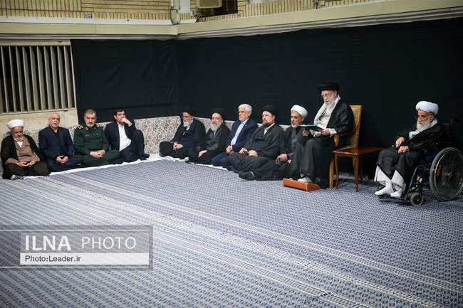 مراسم بزرگداشت شهدای جنگ تحمیلی ۱۲ روزه با حضور رهبر انقلاب